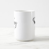 Mug Personnaliser minimaliste Simple Mari Année Hubby (Centre)