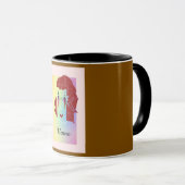 Mug Personnaliser Mocha Brown Fun (Devant droit)