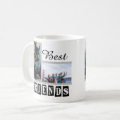 Mug Personnaliser Moderne Best Friends Chic Citation (Devant gauche)