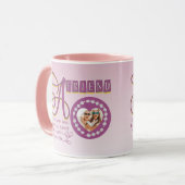 Mug Personnaliser Moderne Best Friends Chic Citation (Devant gauche)