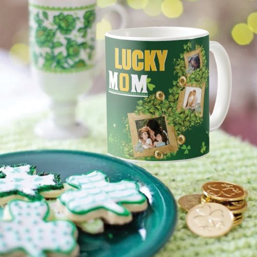 Mug Personnaliser Nom Et Photo St. Patrick's Day Green