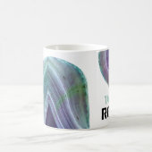 Mug *~* Personnaliser NOM ROCKS Magneta Pastels Turquo (Centre)