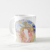 Mug *~* Personnaliser NOM ROCKS Pastels Parties scinti (Devant gauche)
