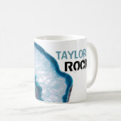 Mug *~* Personnaliser NOM ROCKS Portable en pierre Aga (Devant droit)