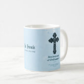 Mug Personnaliser, Ordination Anniversaire Prêtre, Cro (Devant droit)