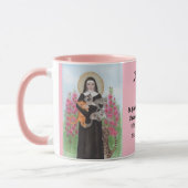 Mug Personnaliser Patron Saint des Chats Gertrude Café (Gauche)
