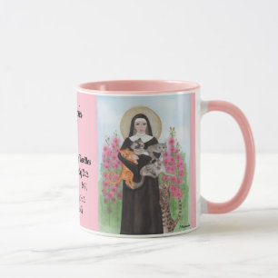 Mug Personnaliser Patron Saint of Cats Gertrude Coffee