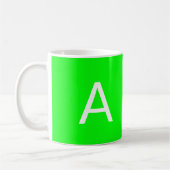 Mug Personnaliser, personnaliser monogramme initial né (Gauche)