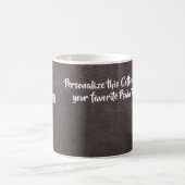 Mug Personnaliser Psalm Verse Christian Metal Cross (Centre)