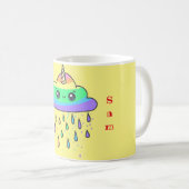Mug Personnaliser Rainbow Cloud Unicorn (Devant droit)