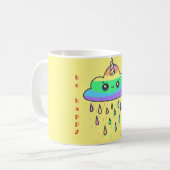Mug Personnaliser Rainbow Cloud Unicorn (Devant gauche)
