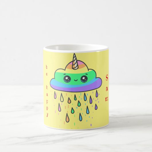 Mug Personnaliser Rainbow Cloud Unicorn (Centre)