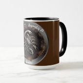 Mug Personnaliser Scorpius Zodiac personnelle (Devant droit)