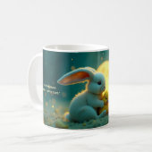 Mug Personnaliser sur le café du matin sucré du lapin  (Devant gauche)