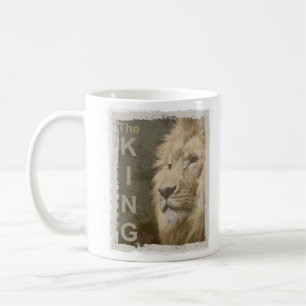 Mug Personnaliser tête de lion animal roi élégant Modè