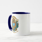 Mug Personnaliser Vintage plongée sous-marine Poseidon (Devant gauche)