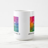 Mug Personnaliser votre entreprise Logo Ajouter un nom (Centre)