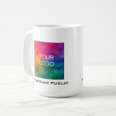 Mug Personnaliser votre entreprise Logo Ajouter un nom (Devant gauche)