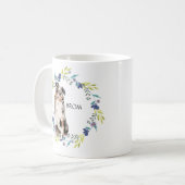 Mug Personnaliser Watercolor Australian Shepherd (Devant gauche)