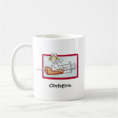 Mug Personnalisez avec le nom - l'infirmière superbe (Gauche)