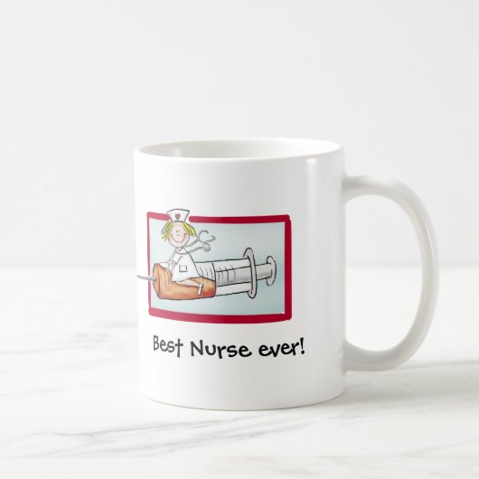 Mug Personnalisez avec le nom - l'infirmière superbe (Droite)
