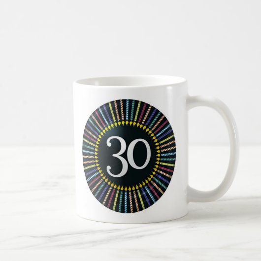Mug Personnalisez l'ANNIVERSAIRE 30 (Droite)
