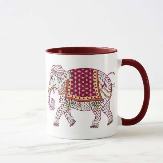 MUG PERSONNALISEZ LE JOUR DE MÈRE D'ÉLÉPHANT (Droite)