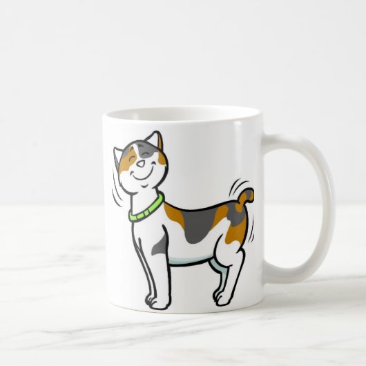 Mug PERSONNALISEZ le JOUR de MÈRE mignon de chat (Droite)