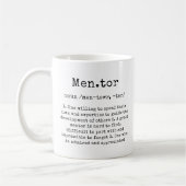 Mug Personnalisez le meilleur mentor jamais cadeau Mer (Gauche)