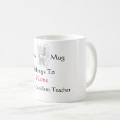 Mug Personnalisez les meilleurs animaux de profs (Devant droit)