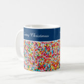 Mug Personnalisez un noble Joyeux Noël pour vous ! Caf (Devant gauche)
