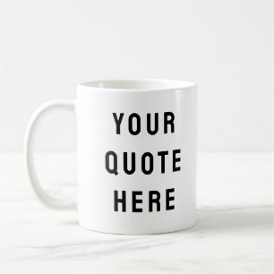 Mug Personnalisez Votre Citation Ici Texte Personnalis