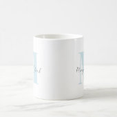 Mug Personnalisez votre initiale et votre nom avec Cal (Centre)