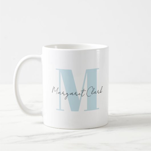 Mug Personnalisez votre initiale et votre nom avec Cal (Gauche)
