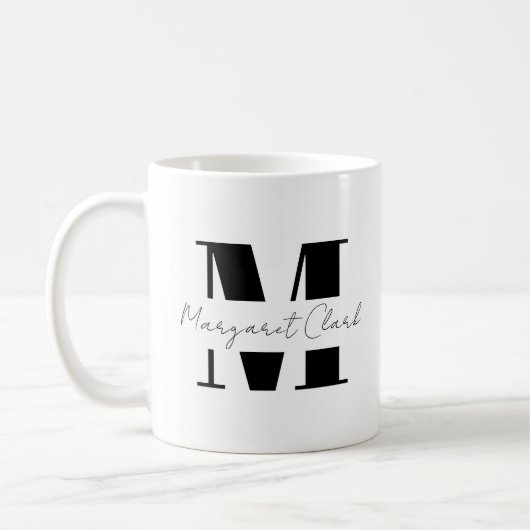 Mug Personnalisez votre initiale et votre nom avec Cal (Gauche)