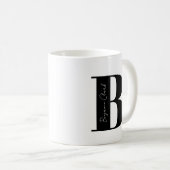 Mug Personnalisez votre nom Commencez par B (Devant droit)