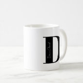 Mug Personnalisez votre nom Commencez par D (Devant droit)