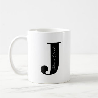 Mug Personnalisez votre nom Commencez par la lettre J