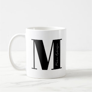 Mug Personnalisez votre nom Commencez par la lettre M
