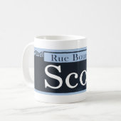 Mug Personnalisez votre propre plaque de rue de (Devant gauche)