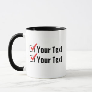 Mug Personnalisez votre propre statut - Annonce person