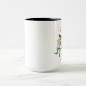Mug Personnalité de Bridesmaid Floral (Centre)