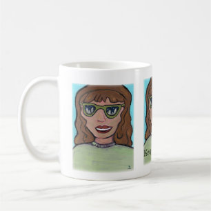 Mug Personnalité de l'art préppie personnalisée fille
