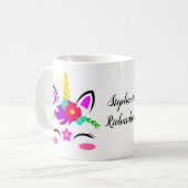 Mug Personnalité de l'Unicorn Rouge (Devant gauche)