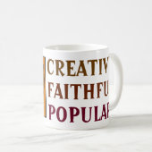 Mug Personnalité des signes Zodiac personnalisable Leo (Devant droit)