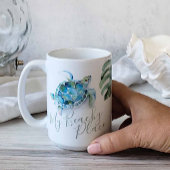 Mug Personnalité du Tourtle de la mer verte