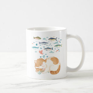 Mug [Personnalité] Journée du chat - Rêves de poiss