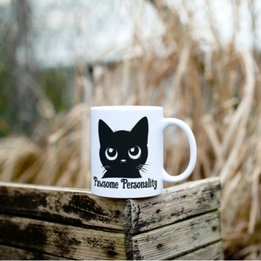 Mug Personnalité Pawsome Design de chat