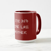 Mug Personne comme une copie amharique de mère (Devant droit)