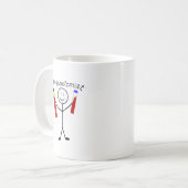 Mug Personne de bâton de Phlebotomist (Devant gauche)